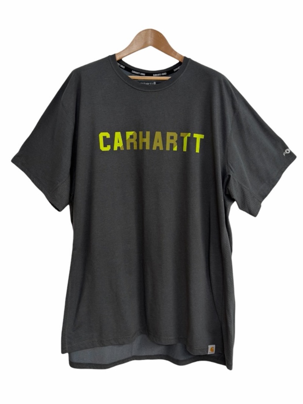 Carhartt Charcoal Gray Short-Sleeve Logo Tee